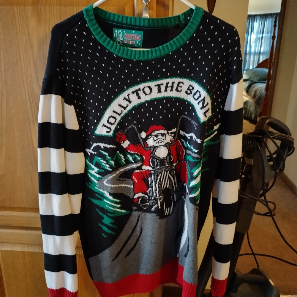 Biker christmas sweater